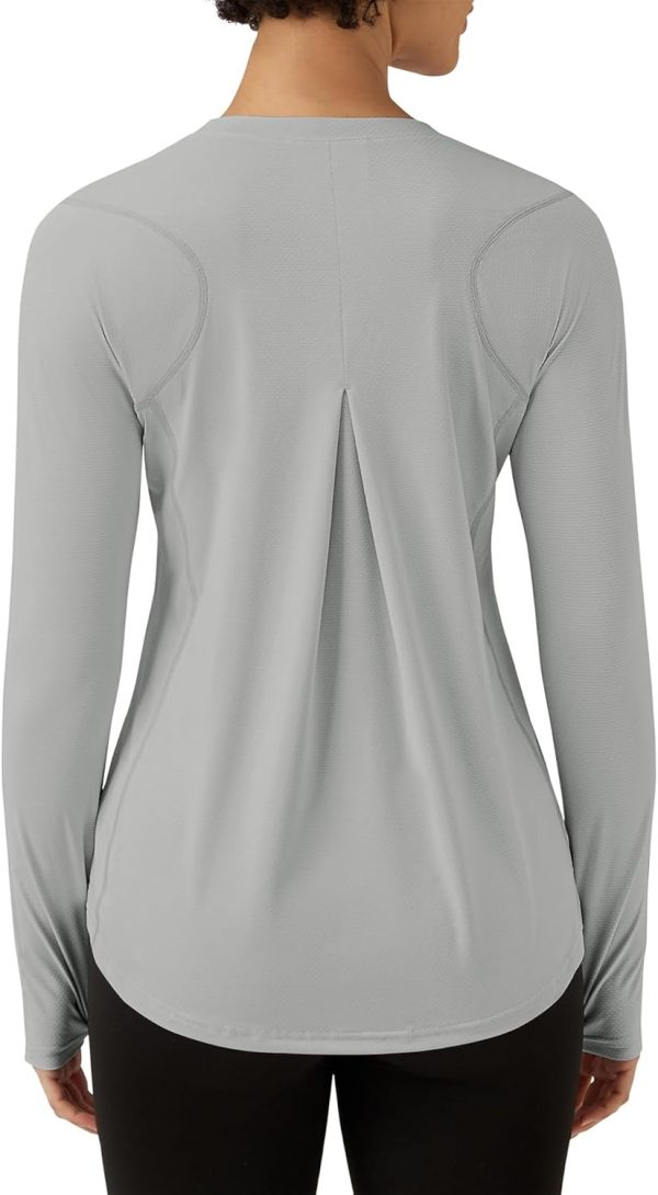 Women Long Sleeve Shirts UPF 50+ Uv Sun Protection Tops Workout Athletic Golf Running Gym Rash